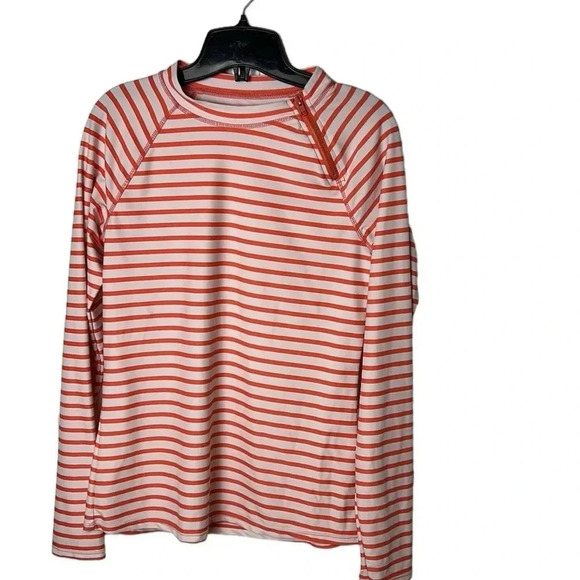 Cabana Life swim top,women L. ,long sleeve,UPF, coastal,coastguard,resortwear - Picture 3 of 12